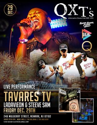 Tavares TV LIVE at QXT, in Newark NJ.