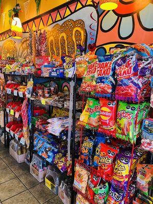 Latin candy and snacks