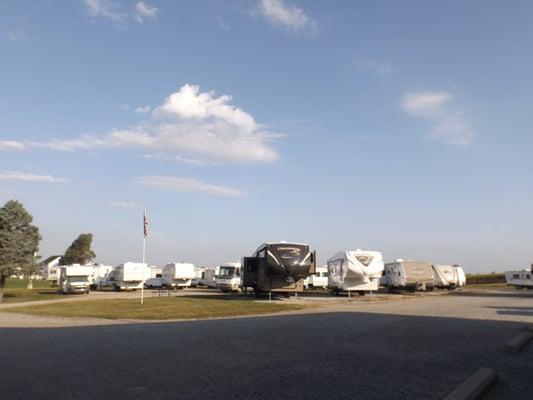 The On Site Dealership is open for you to walk through all of the New and Pre-Owned units while camping.