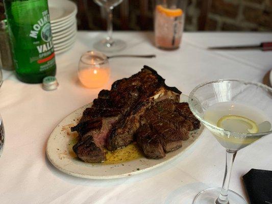 40 ounce porterhouse! Best on the entire menu