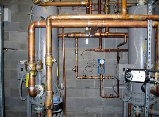 Brick plumbing-heating-contractor-boiler-installation-repair-hot -water-heater