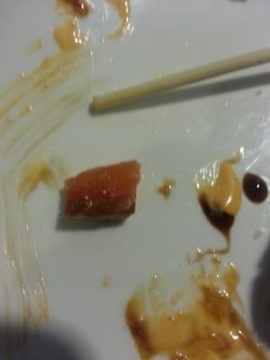 I guess this is salmon right? Is it supposed to be brown and dark pink? It tasted really bad and not fresh at all.