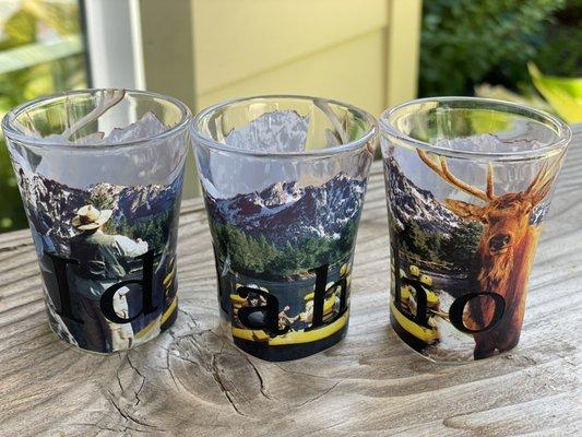 Idaho shot glasses.