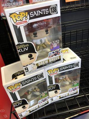 1/26/20. Who Dat! Drew Brees! Funko POP! NFL 100 Seasons Edition! Drew playing in Pro Bowl today! Sadly also, Kobe Bryant passed away today.