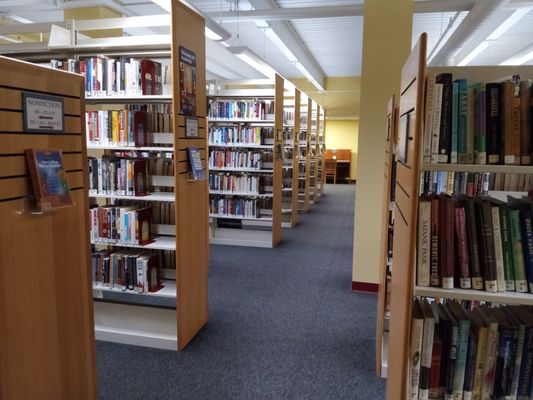 Nonfiction and Biographies downstairs