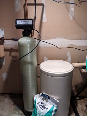 E. Garity came out the same day to replace my leaking water softener.