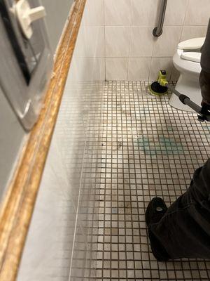 Detail cleaning, restrooms, and grout cleaning