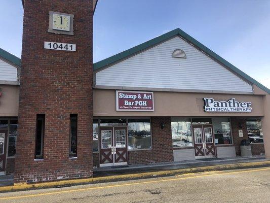 Storefront location in Wexford's Country Inn Shoppes  plaza just down the street on the opposite side from Whole Foods plaza