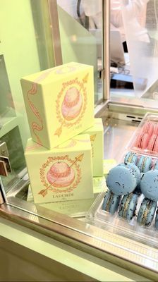 Laduree gift box and macarons