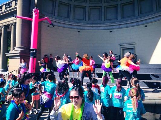 Zumba with Stef at our 5th Girls on the Run 5k at Golden Gate Park!