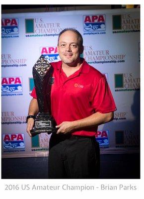 Brian Parks of Bakersfield, California is the 2016 US Amateur Champion in the men's division.  Congratulations, Brian.