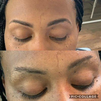 Brow wax and tint!!