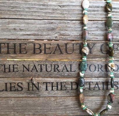 Beautiful Ocean Jasper Necklace!