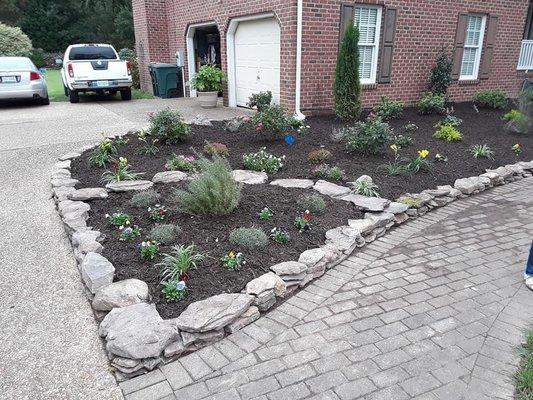 Landscape install and paver install