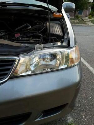 Headlight Restoration on Honda Odyssey After. ..