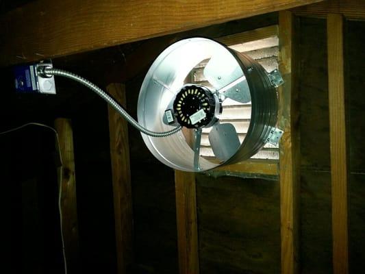 Get a Gable attic fan to keep your attic cooler and your house as well