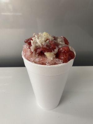 One of our best sellers, Strawberry with Coconut.