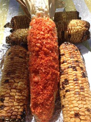 Try our new spicy Cheetos corn on the cobb