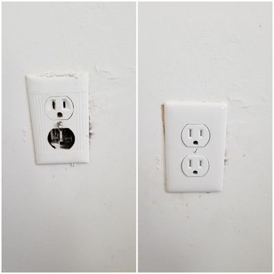 Outlet replaced