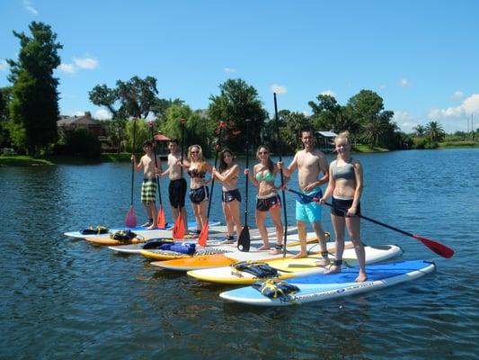 Group rental session (with optional lesson) at our Bayou St. John launch-location.