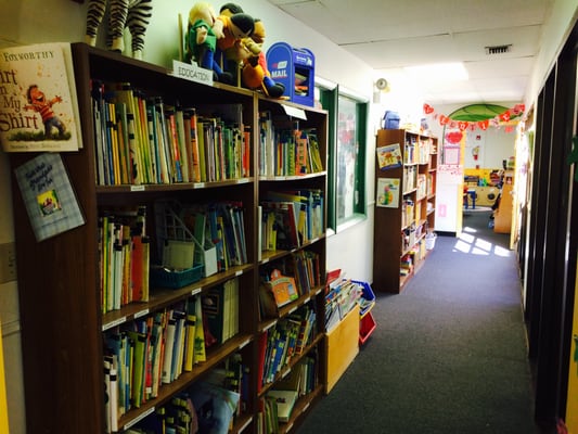 We have a library area full of books to read.