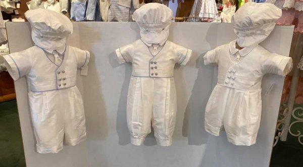 Plenty to choose from for boys' Christening outfits.