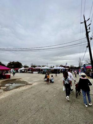 A few tents