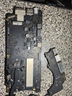 2017 MacBook Air motherboard repair