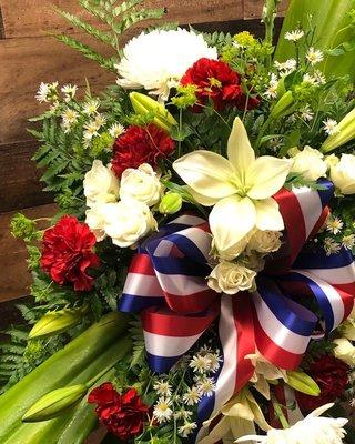 Patriotic blooms