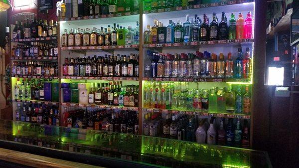 Large selection of off sale liquor