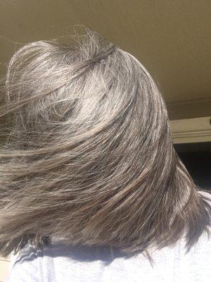 Gray hair