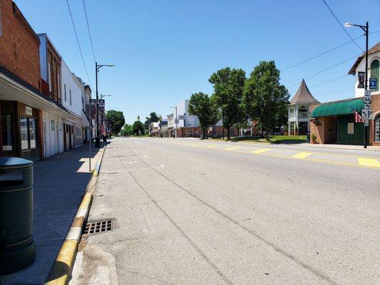 Looking West on E. Main St. in Downtown Fayette