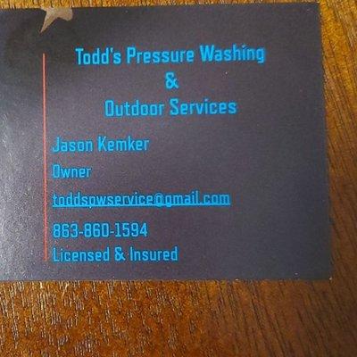 Todd's Outdoor's Service, LLC