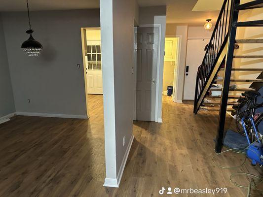 Townhome flooring job