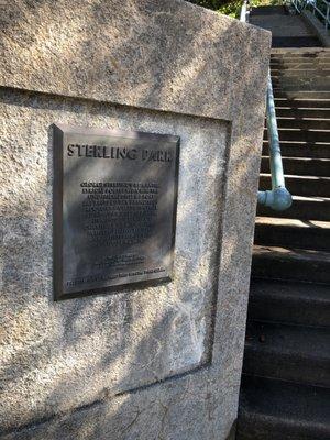 George Sterling:  1869 - 1926 +/- Stairs