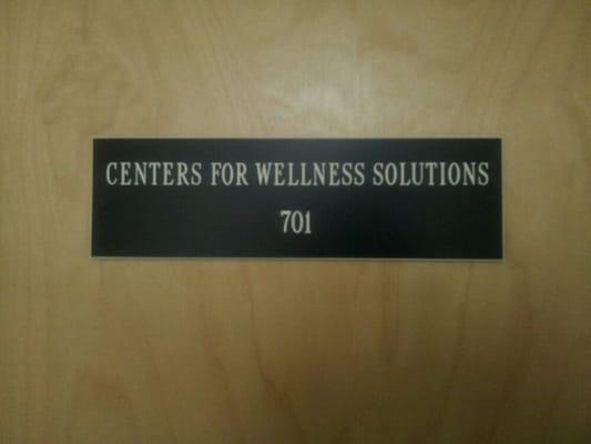 Centers for Wellness Solutions