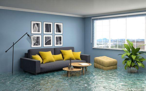 Flooded Living Room