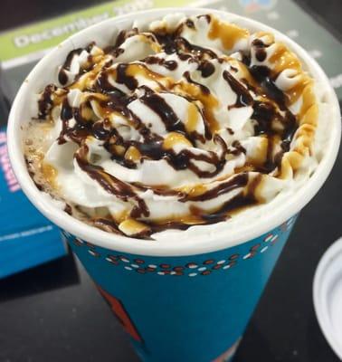 Caramel mocha latte