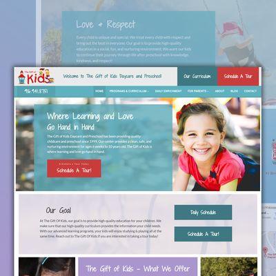 Web Design & Photography | The Gift of Kids - El Dorado Hills, CA