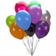 11" Latex balloons .. In an assortment of colors