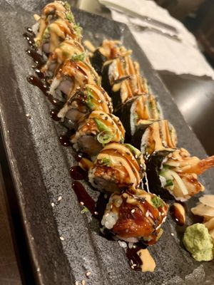 Caterpillar Roll & Shrimp Tempura Roll