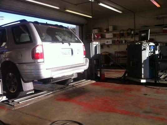 I'm no longer "riding dirty!" smog check- PASS!