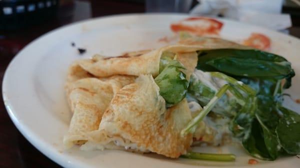 Savory crepes, healthy options...