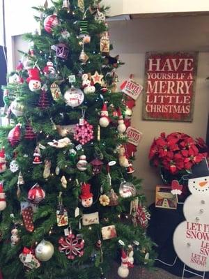 Holiday Display At Randolph Hometown Pharmacy