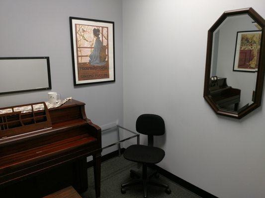 One of 8 piano studios