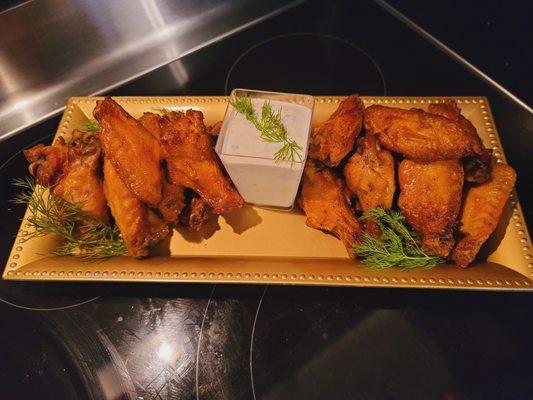 Lemon Pepper Buffalo Wings w/ Chive Ranch