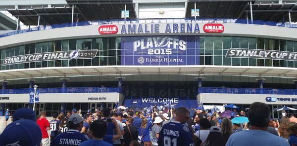 The Thunder cheers on the Lightning in Round 2, Game 2 of the 2018 Stanley Cup Finals featured in Tampa Magazines