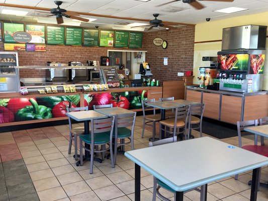 Counter and Dining Area