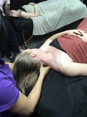 Hands-on Massage class