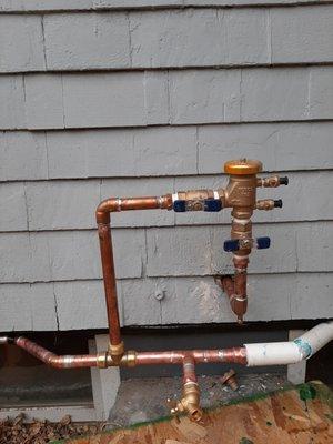 Backflow Prevention Device installed 8/20